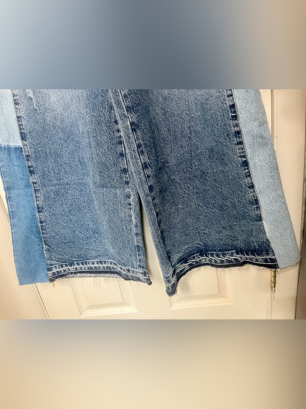 KanCan Extra-Wide Leg Medium Wash High Rise Jeans Size 15 x 34” NWT - Picture 8 of 15